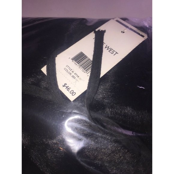 Nine West Faux Fur Trooper Hat , Black, Retail $46 - Picture 4 of 4